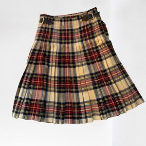 Vintage 100% Wool Scottish Kilt Size Small